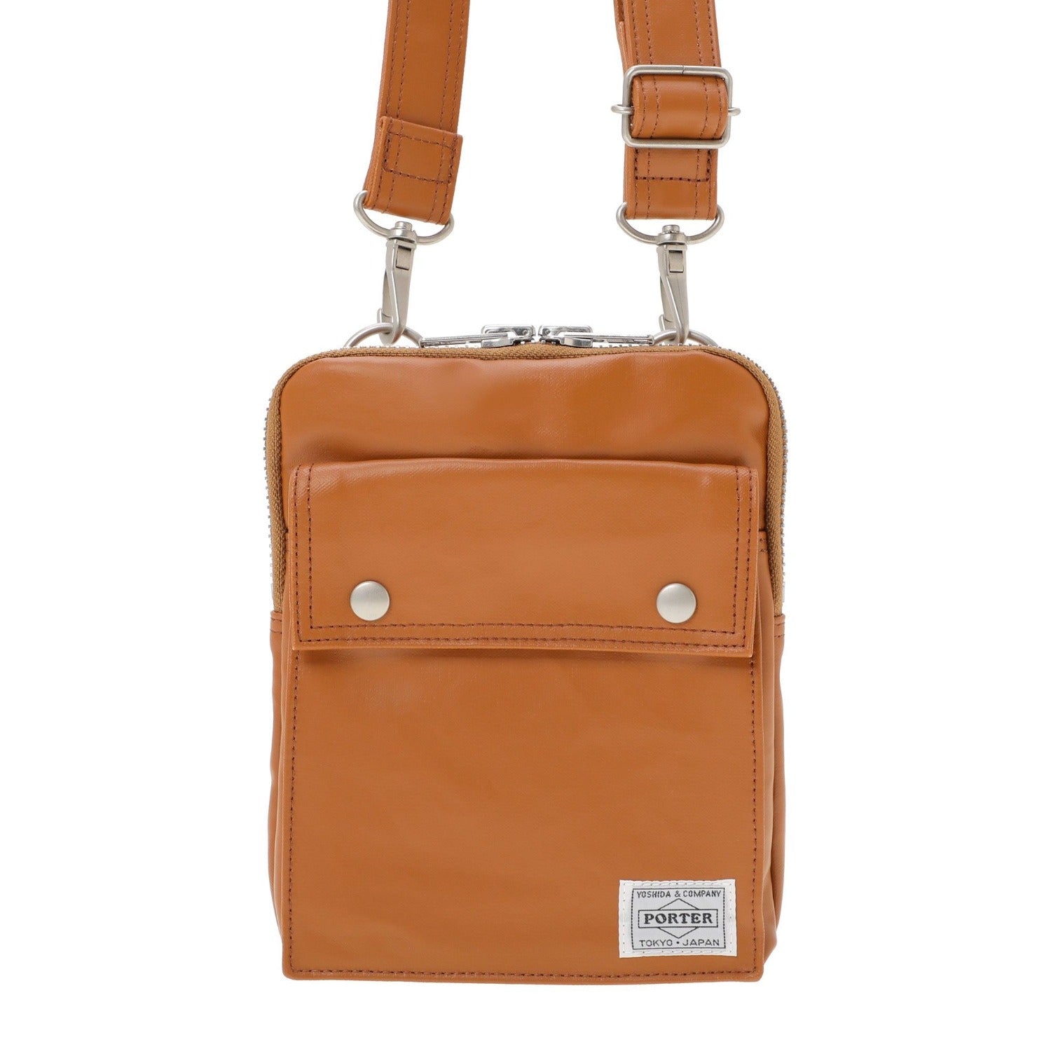 Porter Free Style Vertical Shoulder Bag Camel - BAGS - Canada