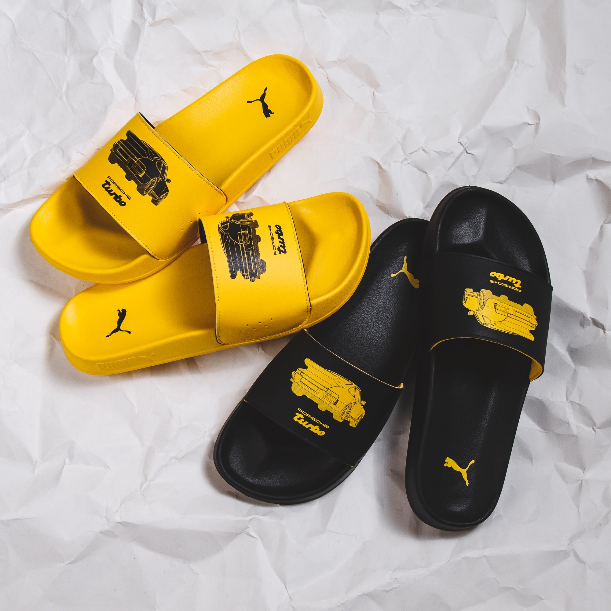 Puma Men PL Porsche Leadcat 2.0 Lemon Black 307568-02 - FOOTWEAR - Canada