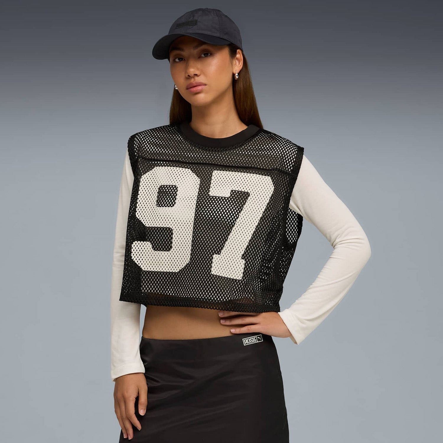 Puma x Rosé Relaxed Mesh Top T SHIRTS Canada