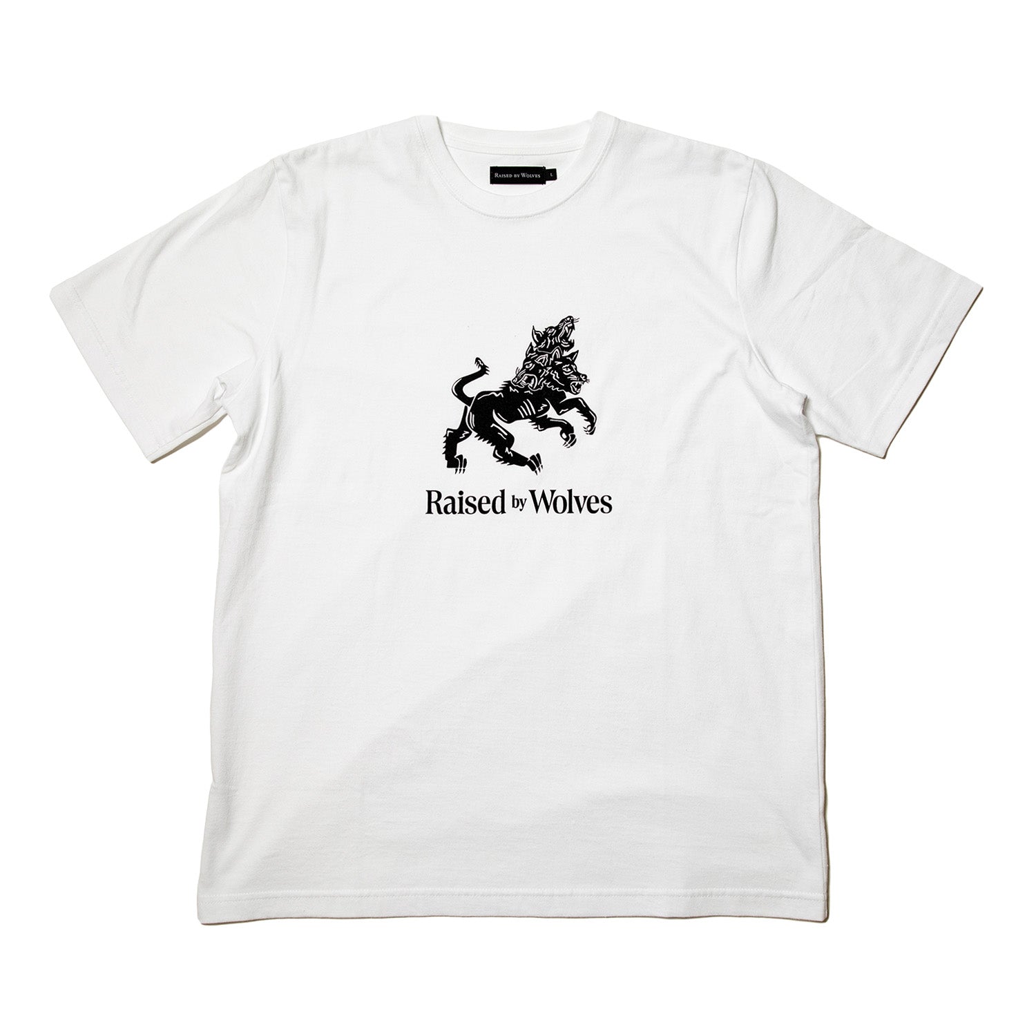 Raised By Wolves Cerberus Tee White - T-SHIRTS - Canada