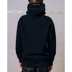 Raised By Wolves Classic Snap Hoodie Black - SWEATERS - Canada