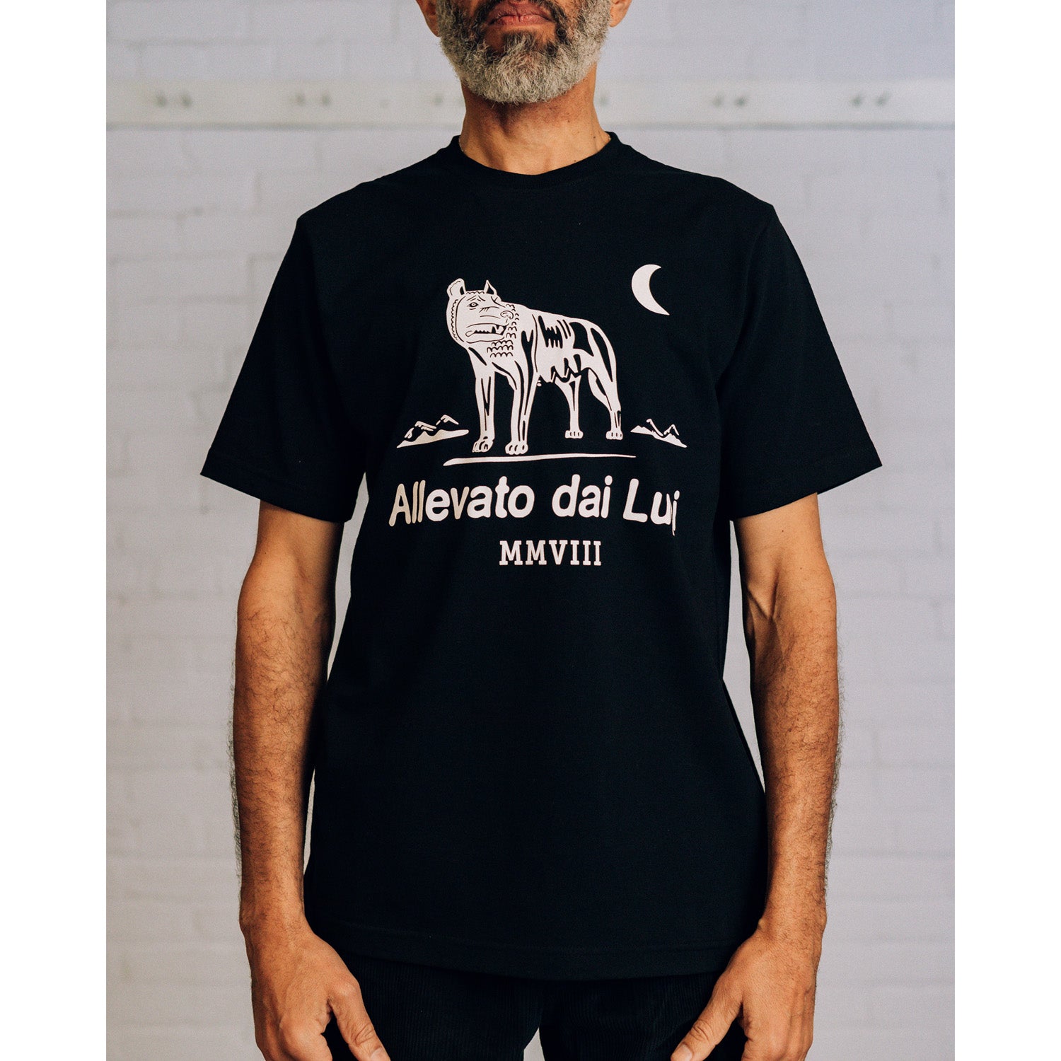 Raised by Wolves Club Logo Tee Black - T-SHIRTS - Canada