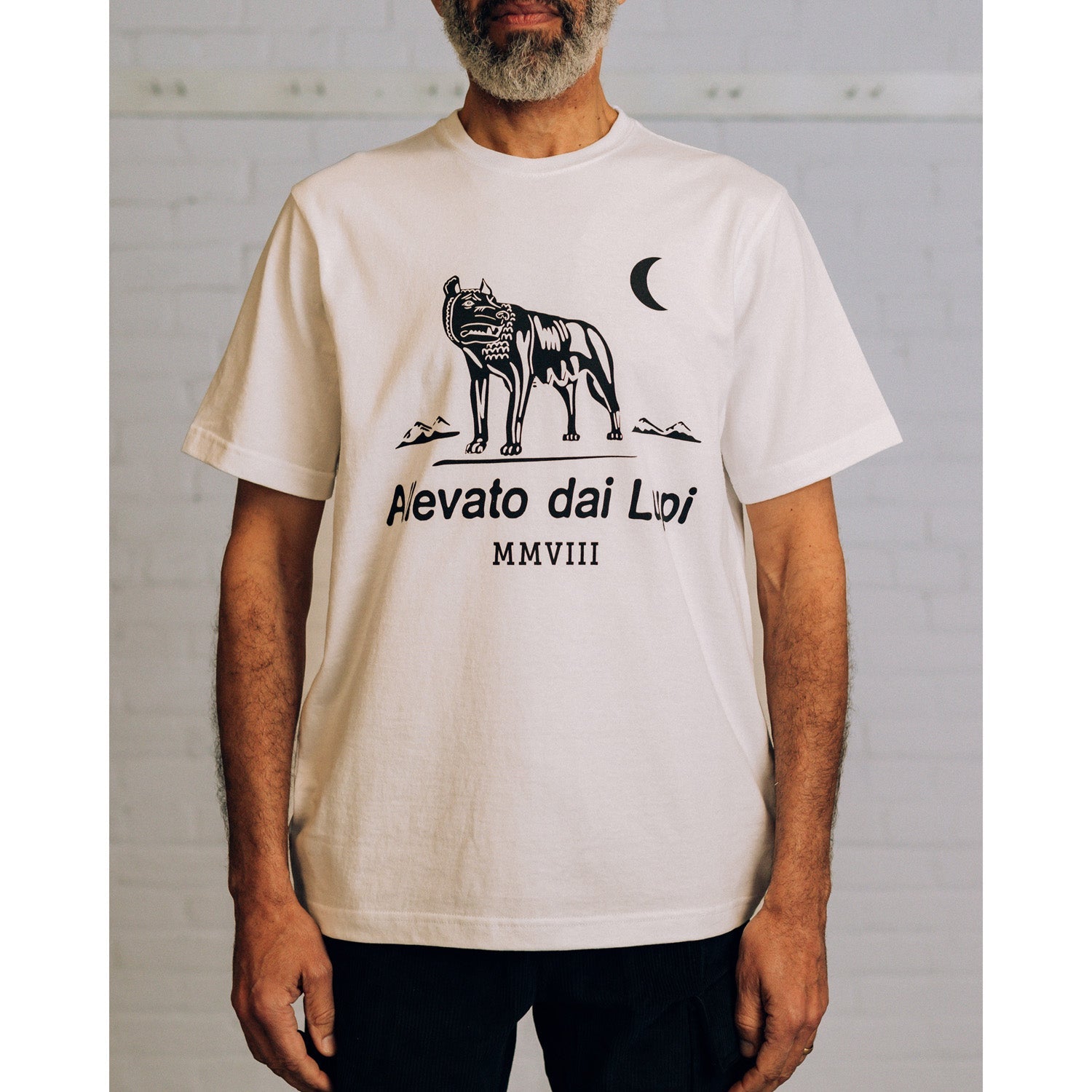 Raised by Wolves Club Logo Tee White - T-SHIRTS - Canada