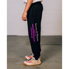 Raised By Wolves DMA Sweatpants Black - BOTTOMS - Canada