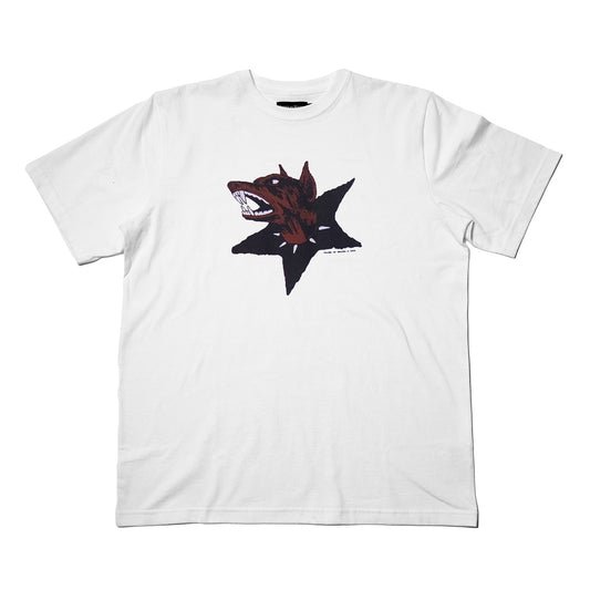 Raised By Wolves Dog Star Tee White - T-SHIRTS - Canada