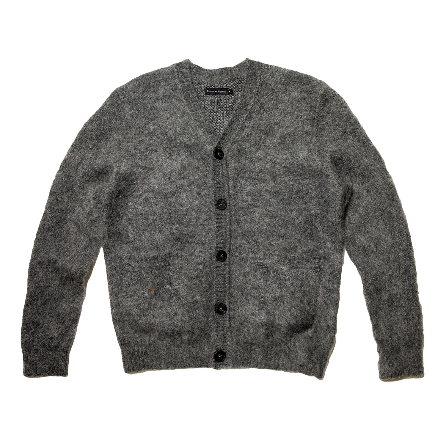 Raised By Wolves Molotov Cardigan Charcoal - TOPS - Canada