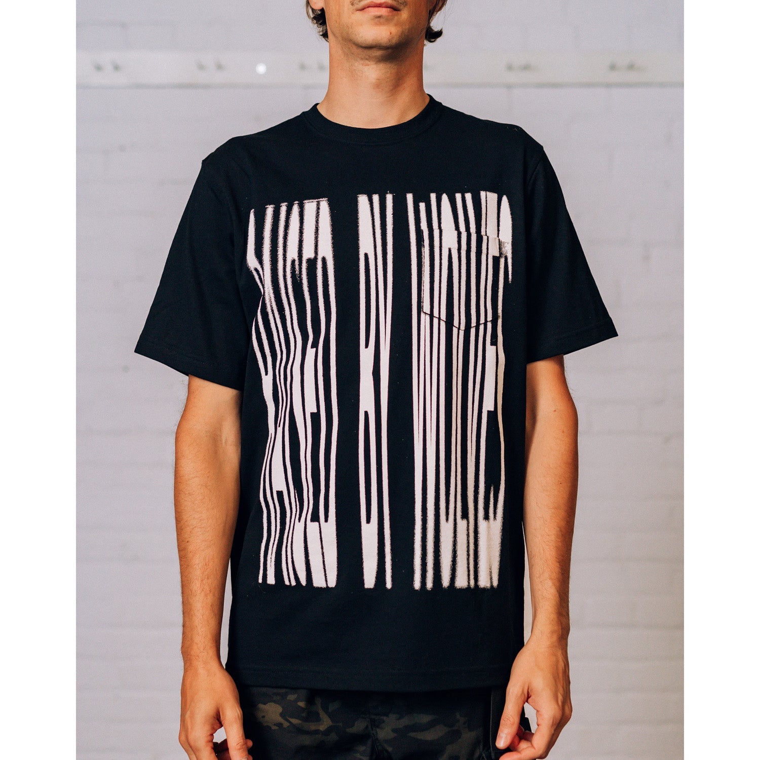 Raised By Wolves Stretch Tee Black - TOPS - Canada