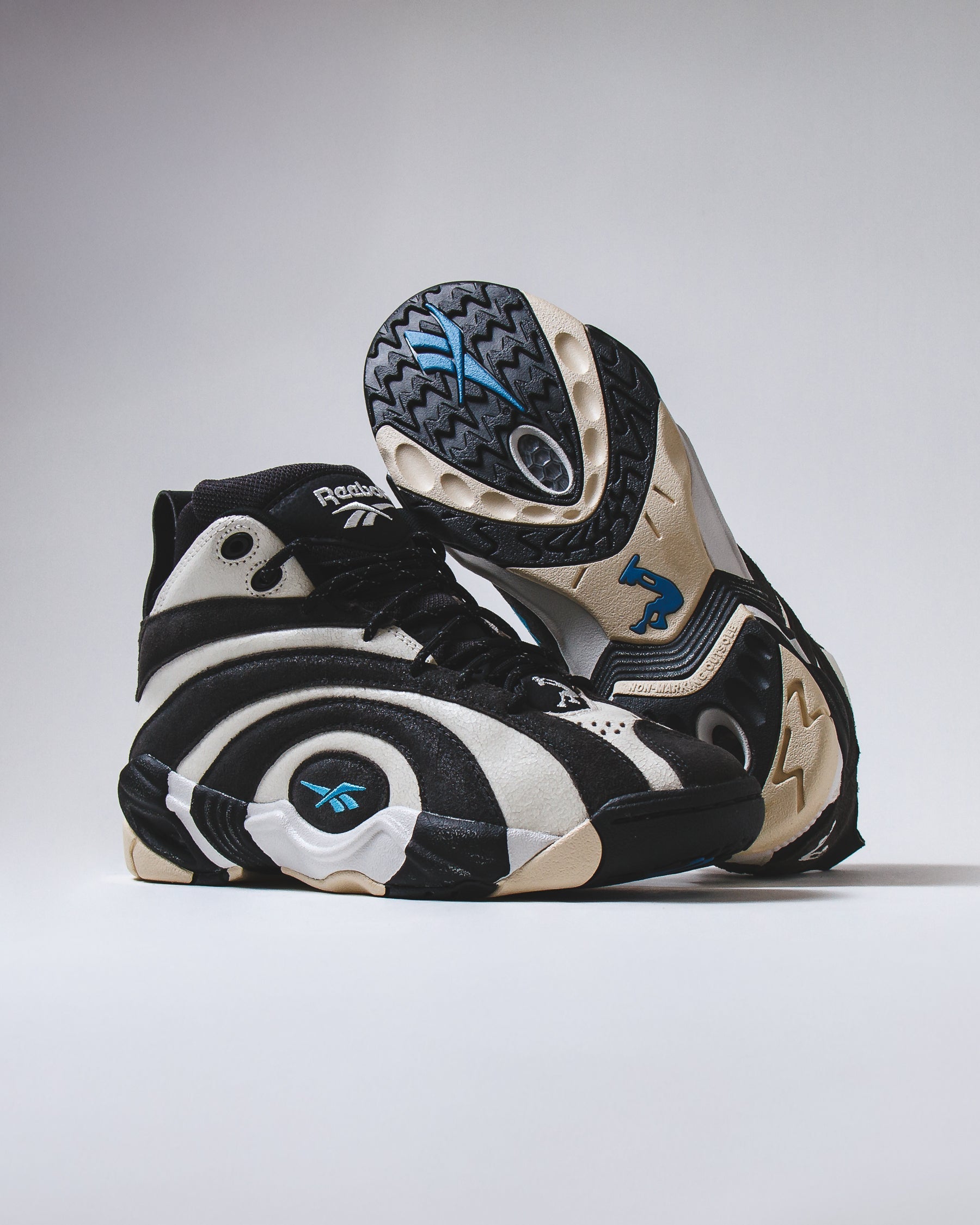 Reebok Basketball Men Shaqnosis Washed Black 100230334 - FOOTWEAR - Canada