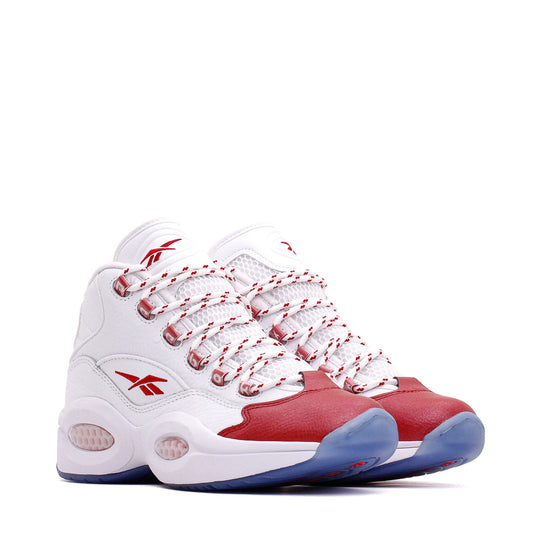Reebok Classic Basketball Men Question Mid Allen Iverson White Red 100074721 - FOOTWEAR Canada