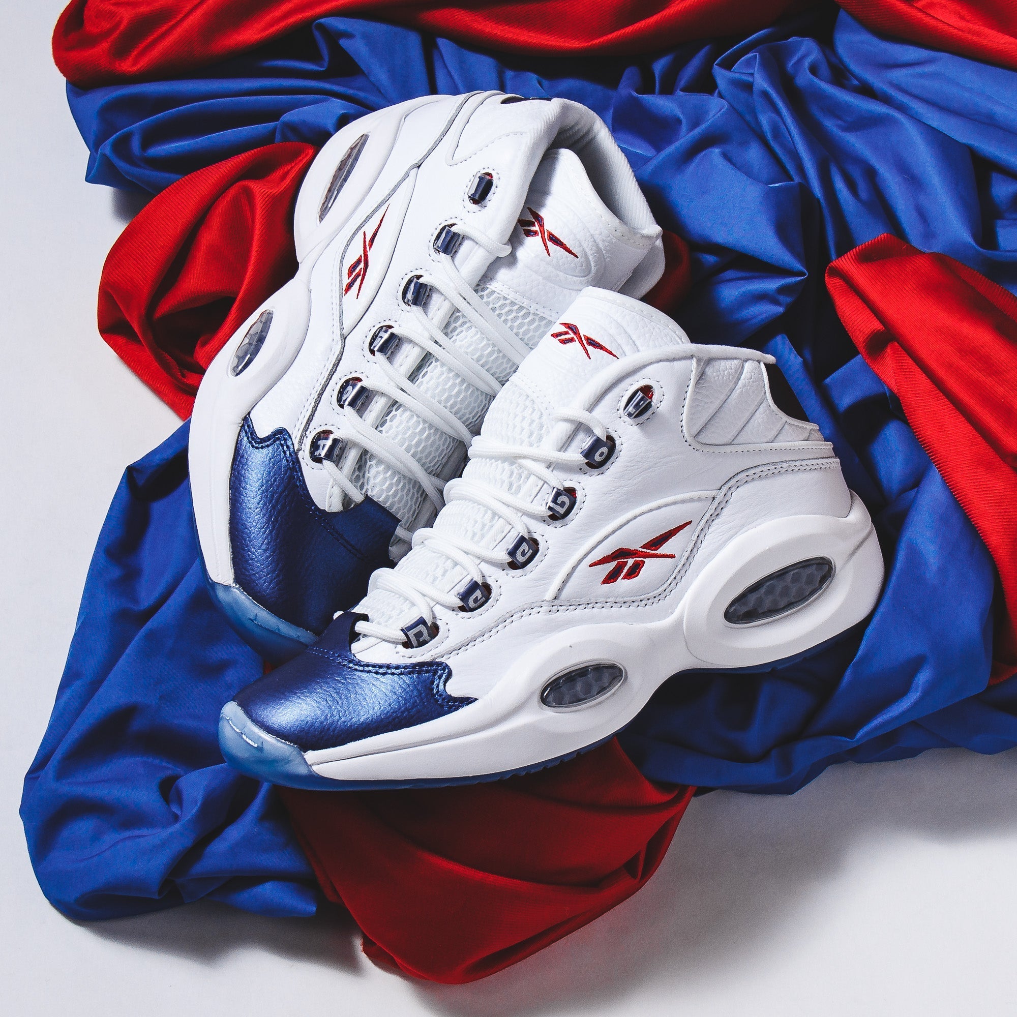 Reebok Classics Men Question Mid Allen Iverson Blue Toe GX0227 - FOOTWEAR - Canada