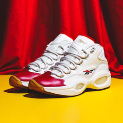 Reebok Classics Men Question Mid Allen Iverson White Red Blue GZ7099 - FOOTWEAR - Canada