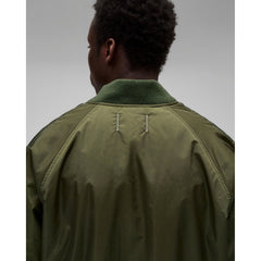 Reigning Champ Men Econyl Satin Nylon Stadium Jacket Fatigue RC-4288-FTG - OUTERWEAR - Canada