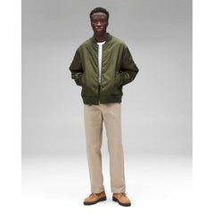 Reigning Champ Men Econyl Satin Nylon Stadium Jacket Fatigue RC-4288-FTG - OUTERWEAR - Canada