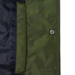 Reigning Champ Men Econyl Satin Nylon Stadium Jacket Fatigue RC-4288-FTG - OUTERWEAR - Canada