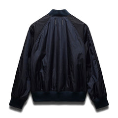 Reigning Champ Men Econyl Satin Nylon Stadium Jacket Navy RC-4288-NVY - OUTERWEAR - Canada