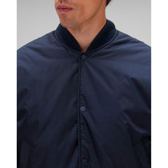 Reigning Champ Men Econyl Satin Nylon Stadium Jacket Navy RC-4288-NVY - OUTERWEAR - Canada