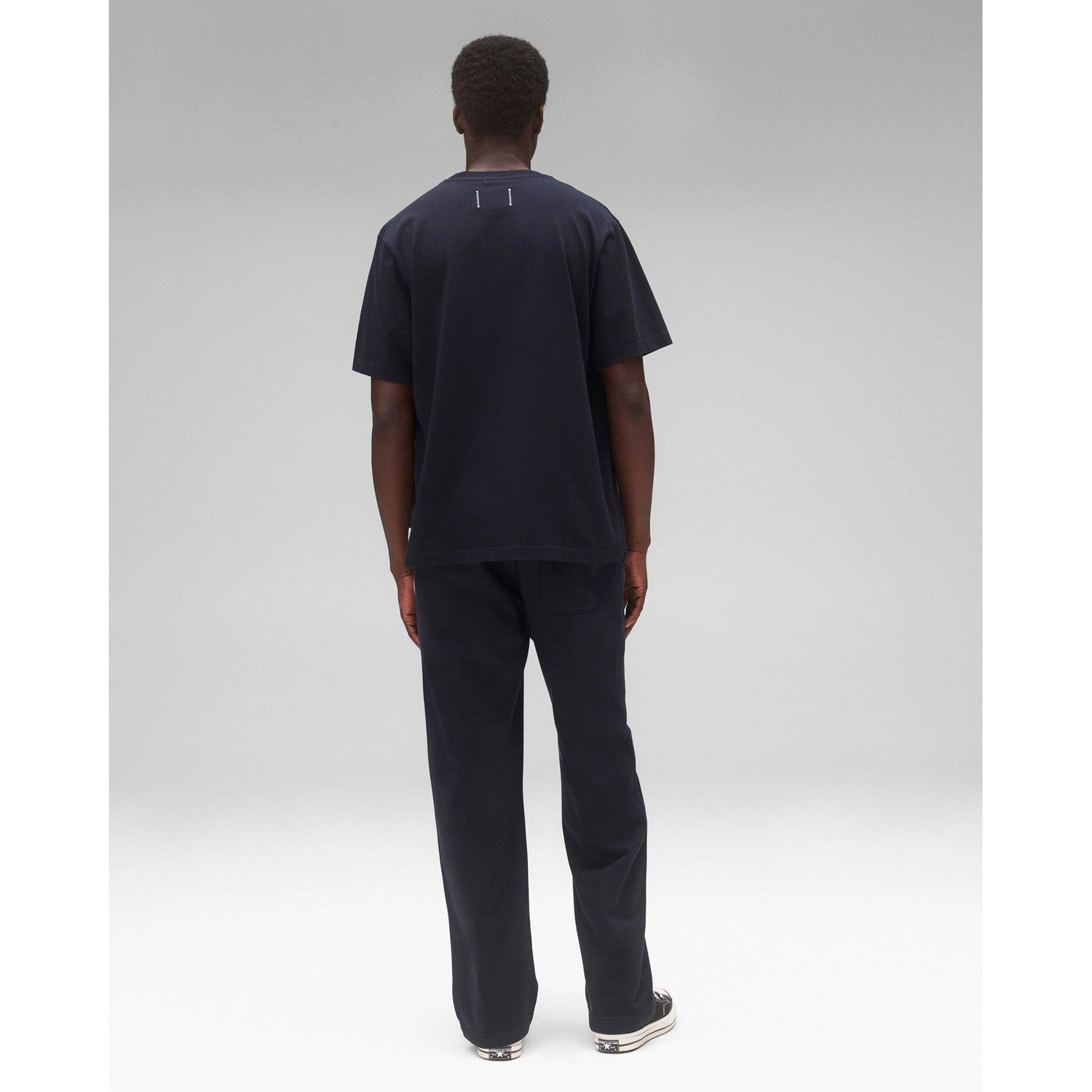 Reigning Champ Men Knit Midweight Jersey Lock Up T-Shirt Navy RC-1566-NVY - T-SHIRTS - Canada