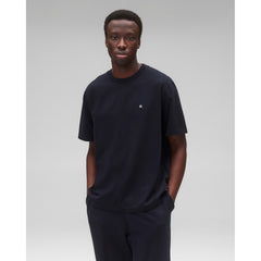 Reigning Champ Men Knit Midweight Jersey Lock Up T-Shirt Navy RC-1566-NVY - T-SHIRTS - Canada