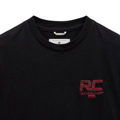Reigning Champ Men Knit Midweight Jersey Race T-Shirt Black Red - T-SHIRTS - Canada