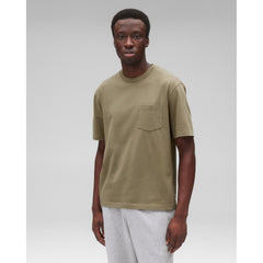 Reigning Champ Men Knit Midweight Jersey Standard Pocket T-Shirt Cypress RC-1567-CYP - T-SHIRTS - Canada