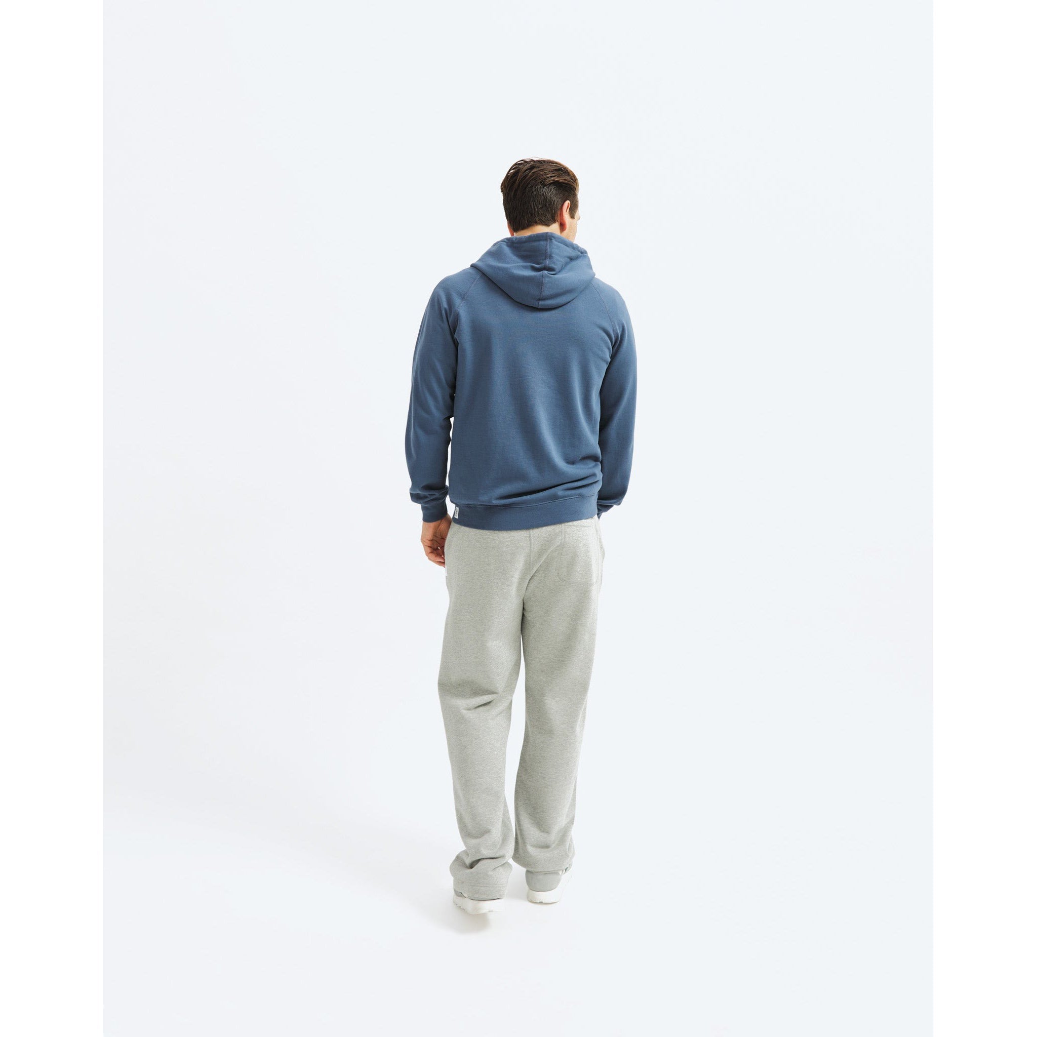 Reigning Champ Men Lightweight Terry Classic Hoodie Washed Blue RC-3886-WBLU - SWEATERS - Canada