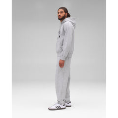 Reigning Champ Men Midweight Terry Lines Hoodie Heather Grey Black RC-3304-HGB - SWEATERS - Canada