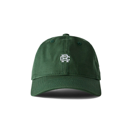 Reigning Champ Men Woven New Era 9Twenty Mini Monogram Cap British Racing Green - HEADWEAR - Canada