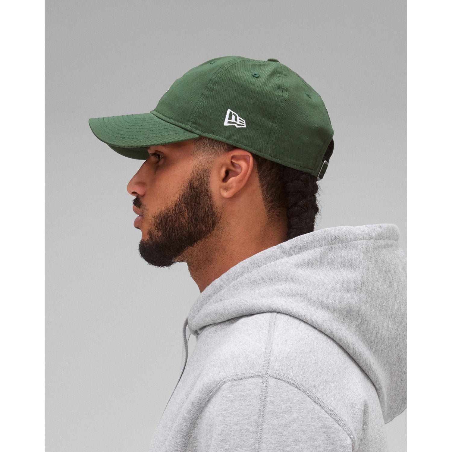 Reigning Champ Men Woven New Era 9Twenty Mini Monogram Cap British Racing Green - HEADWEAR - Canada