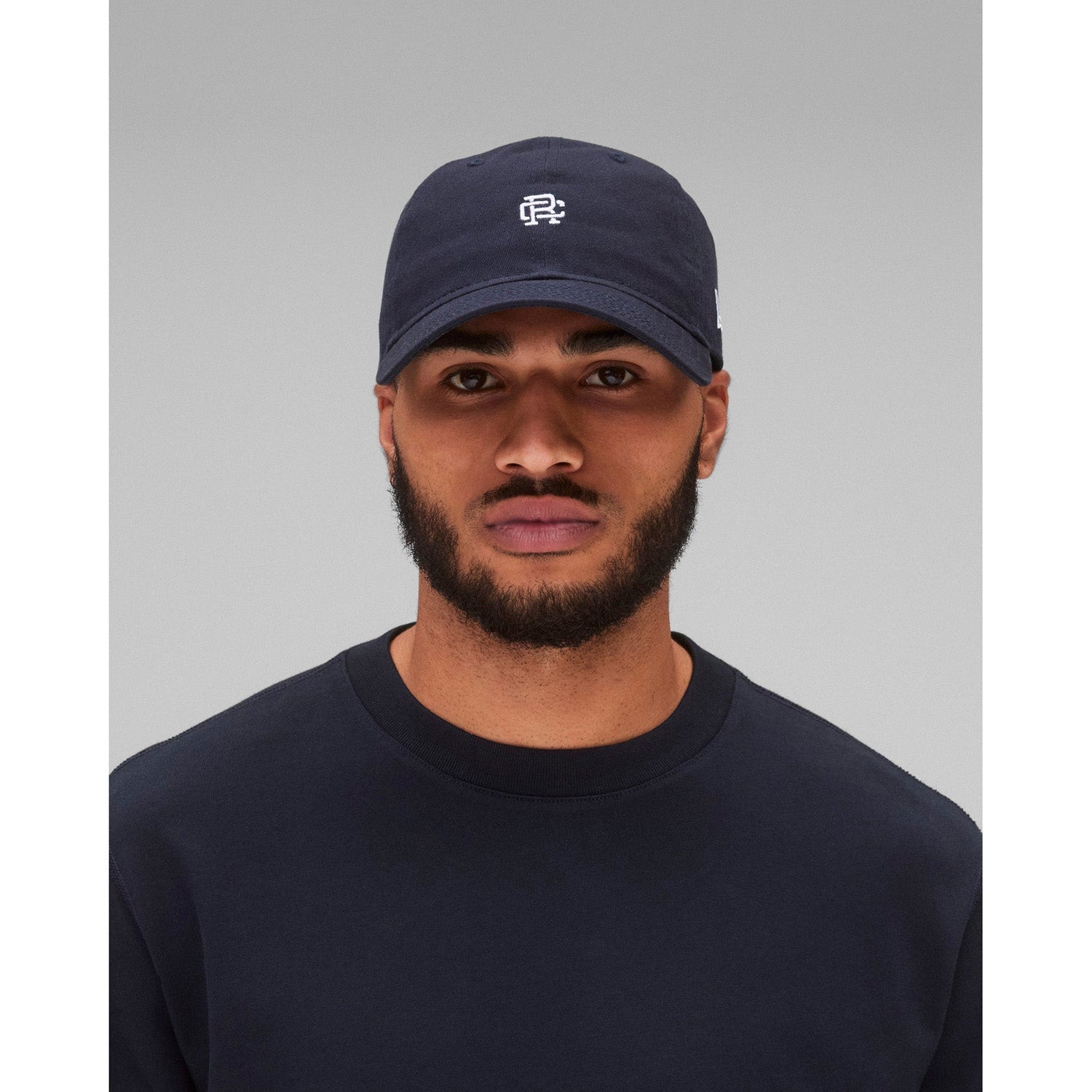 Reigning Champ Men Woven New Era 9Twenty Mini Monogram Cap Navy - HEADWEAR - Canada