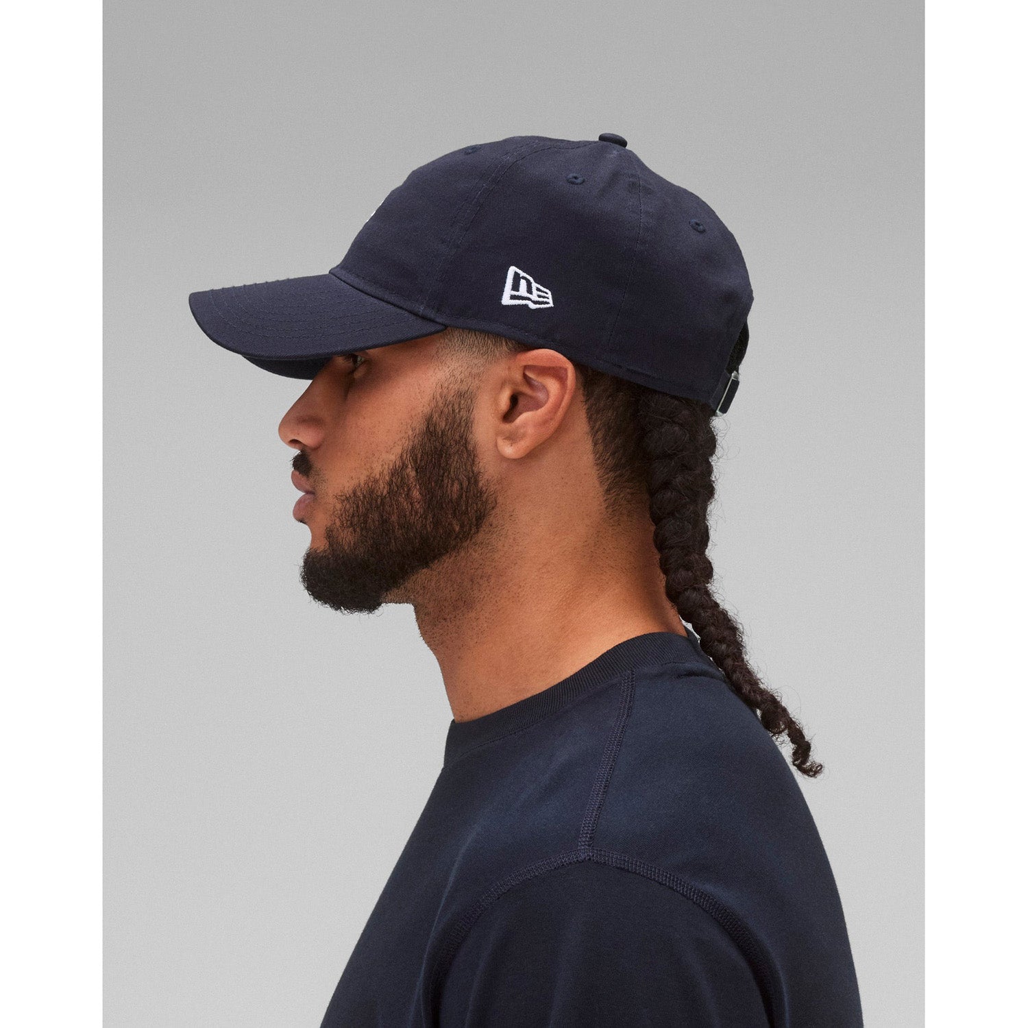 Reigning Champ Men Woven New Era 9Twenty Mini Monogram Cap Navy - HEADWEAR - Canada