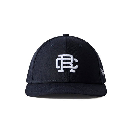 Reigning Champ Men Woven New Era Low Pro 59Fifty Monogram Cap Navy White - HEADWEAR - Canada