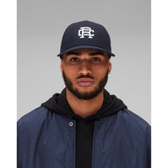 Reigning Champ Men Woven New Era Low Pro 59Fifty Monogram Cap Navy White - HEADWEAR - Canada
