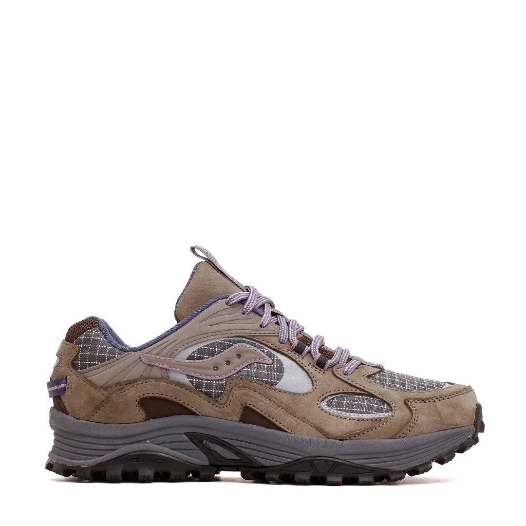 Saucony Men Grid Aura X Dark Grey Mud S70924-1 - FOOTWEAR - Canada