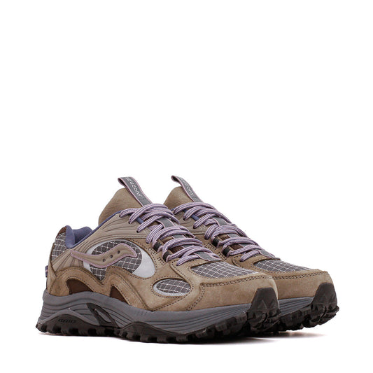 Saucony Men Grid Aura X Dark Grey Mud S70924-1 - FOOTWEAR - Canada