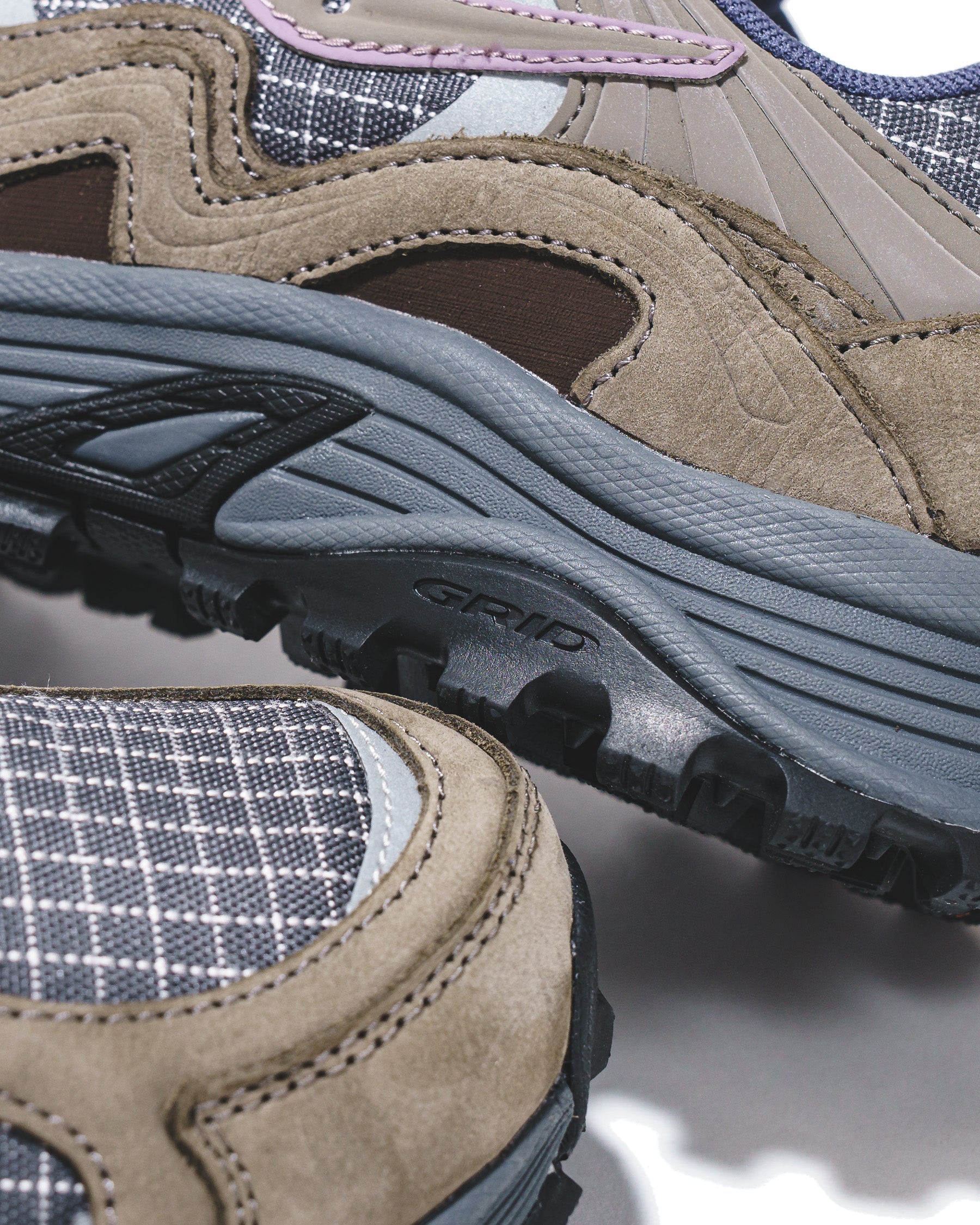 Saucony Men Grid Aura X Dark Grey Mud S70924-1 - FOOTWEAR - Canada