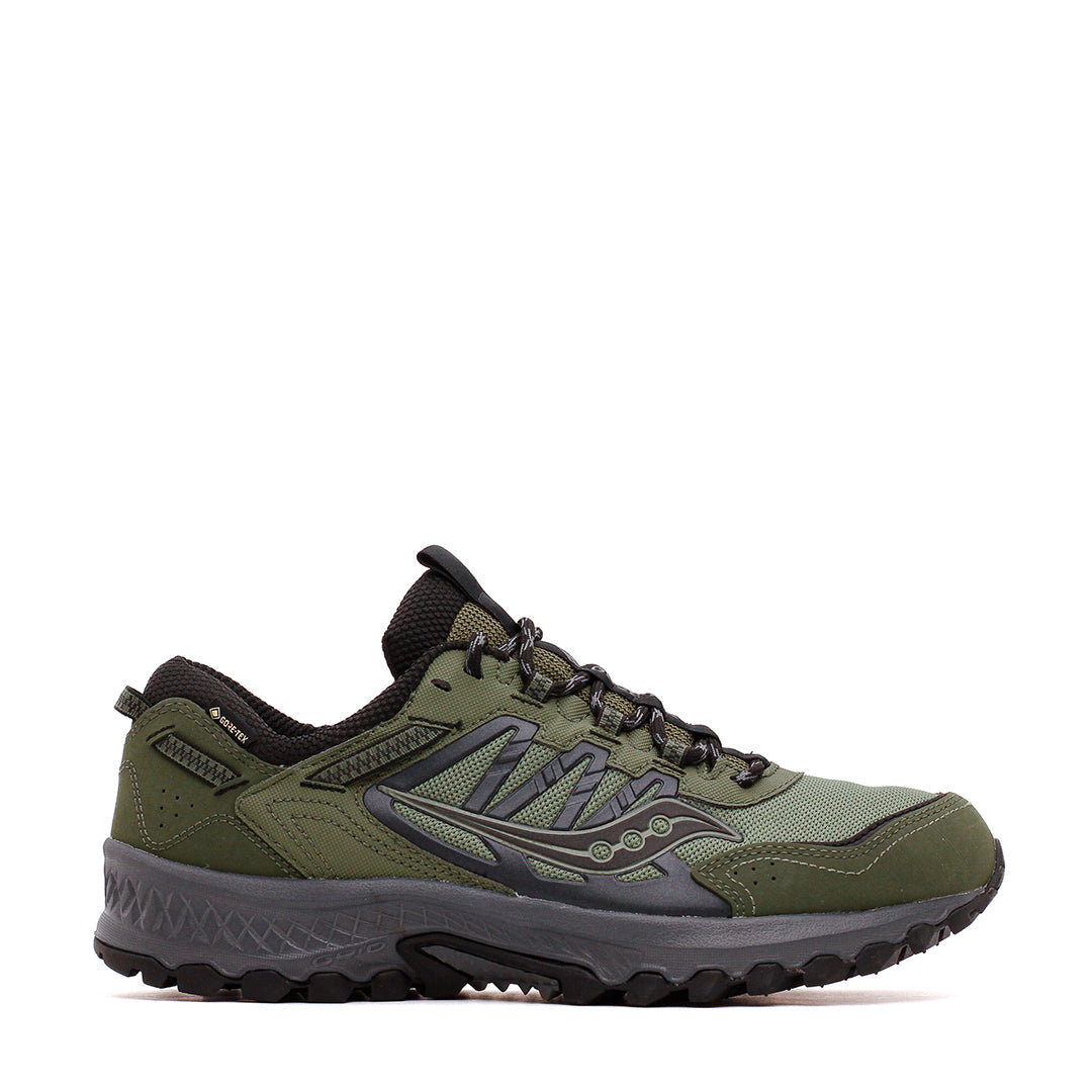 Saucony Men Grid Peak GTX Gore-Tex Forest Black S70849-2