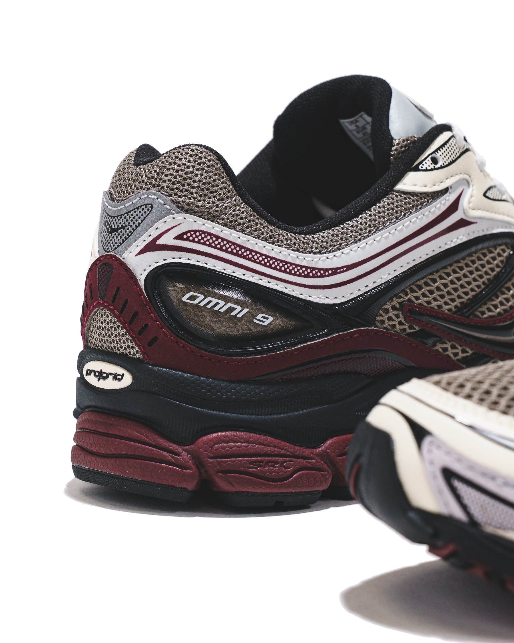 Saucony Men ProGrid Omni 9 Tan Maroon S70832-8 - FOOTWEAR - Canada