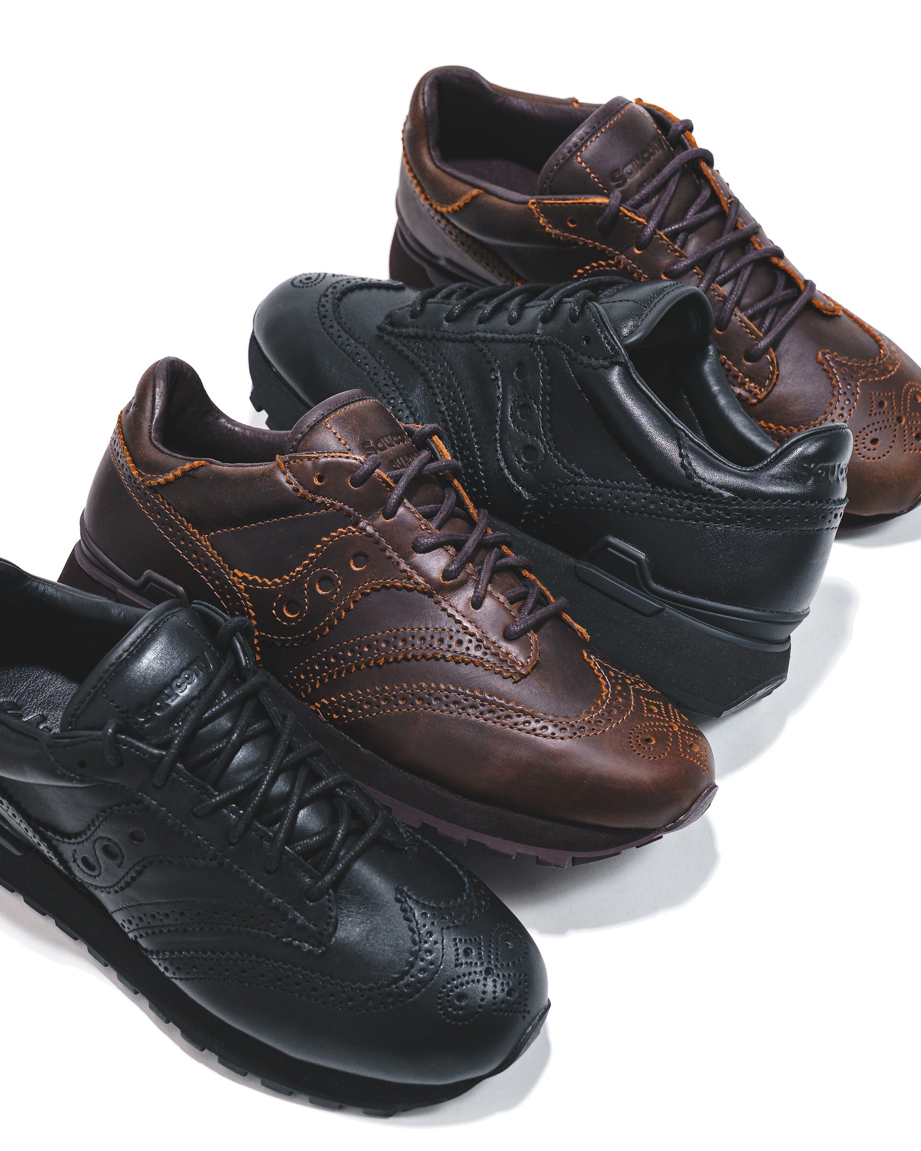 Saucony x Engineered Garments Men Shadow Original Wingtip Black S71046-3 - FOOTWEAR - Canada