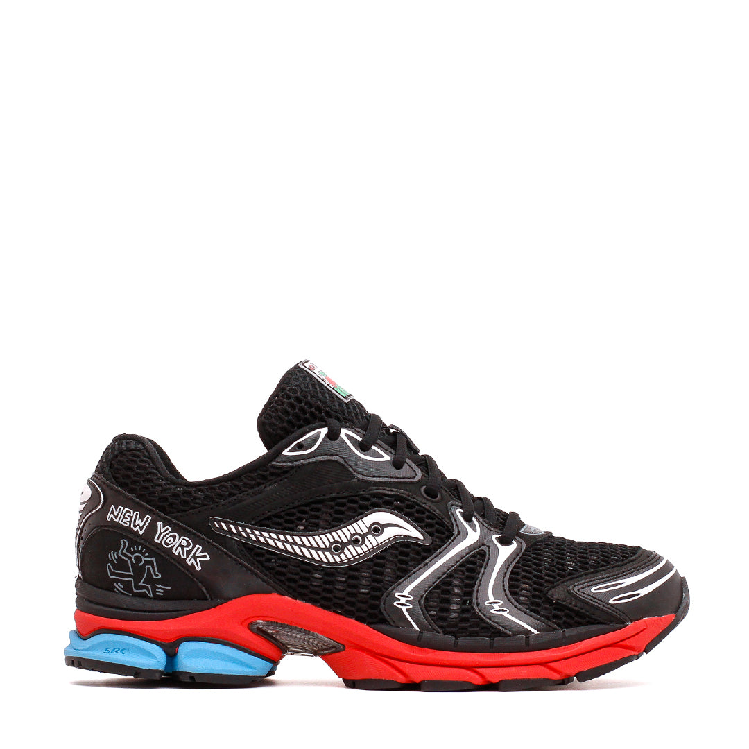 Saucony x Keith Haring Men ProGrid Triumph 4 Black Red S71022-1 - FOOTWEAR - Canada
