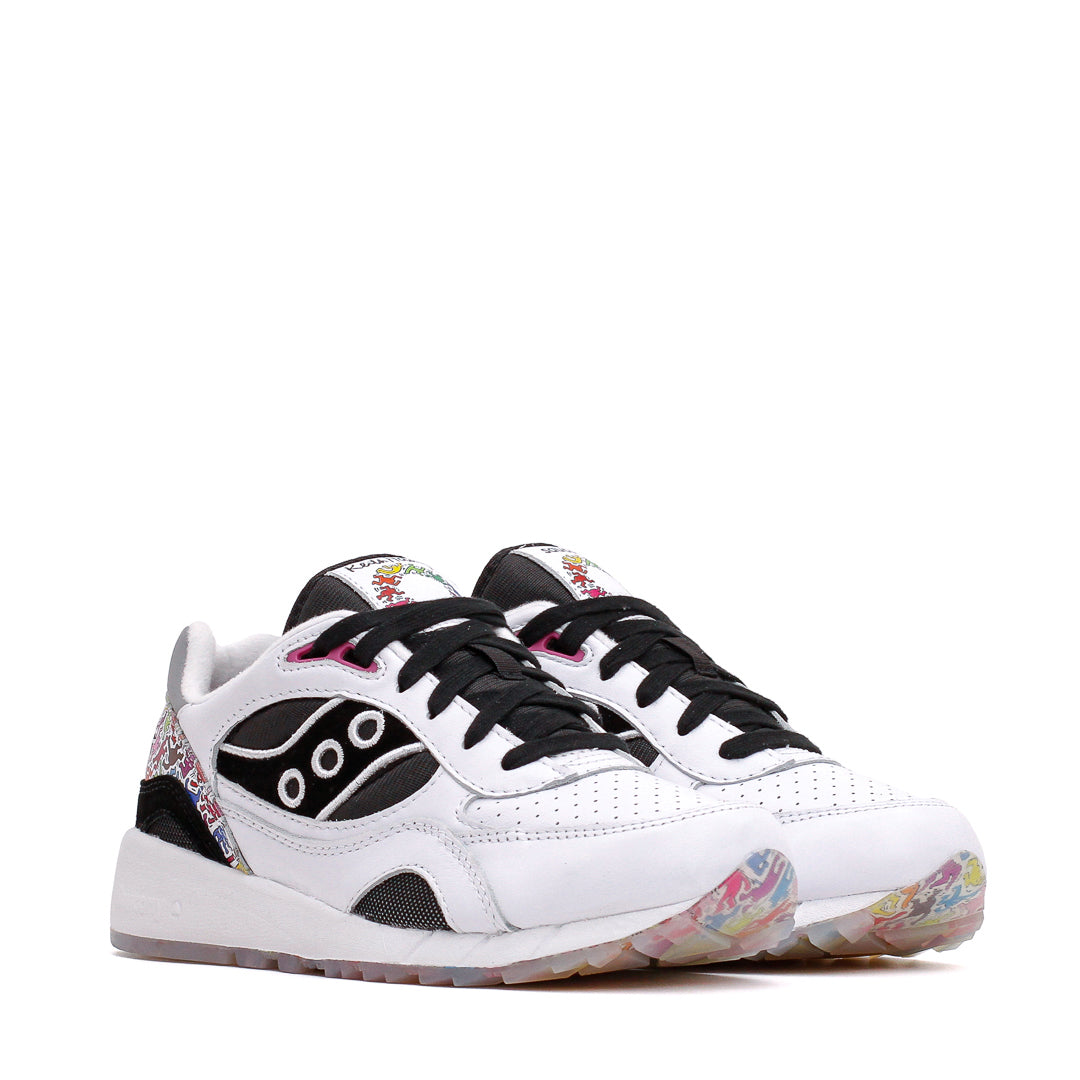 Decrease quantity for Saucony x Keith Haring Men Shadow 6000 White Black S70973-1 - FOOTWEAR - Canada