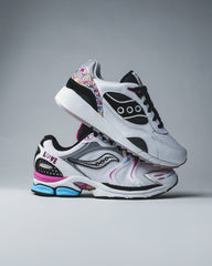 Decrease quantity for Saucony x Keith Haring Men Shadow 6000 White Black S70973-1 - FOOTWEAR - Canada