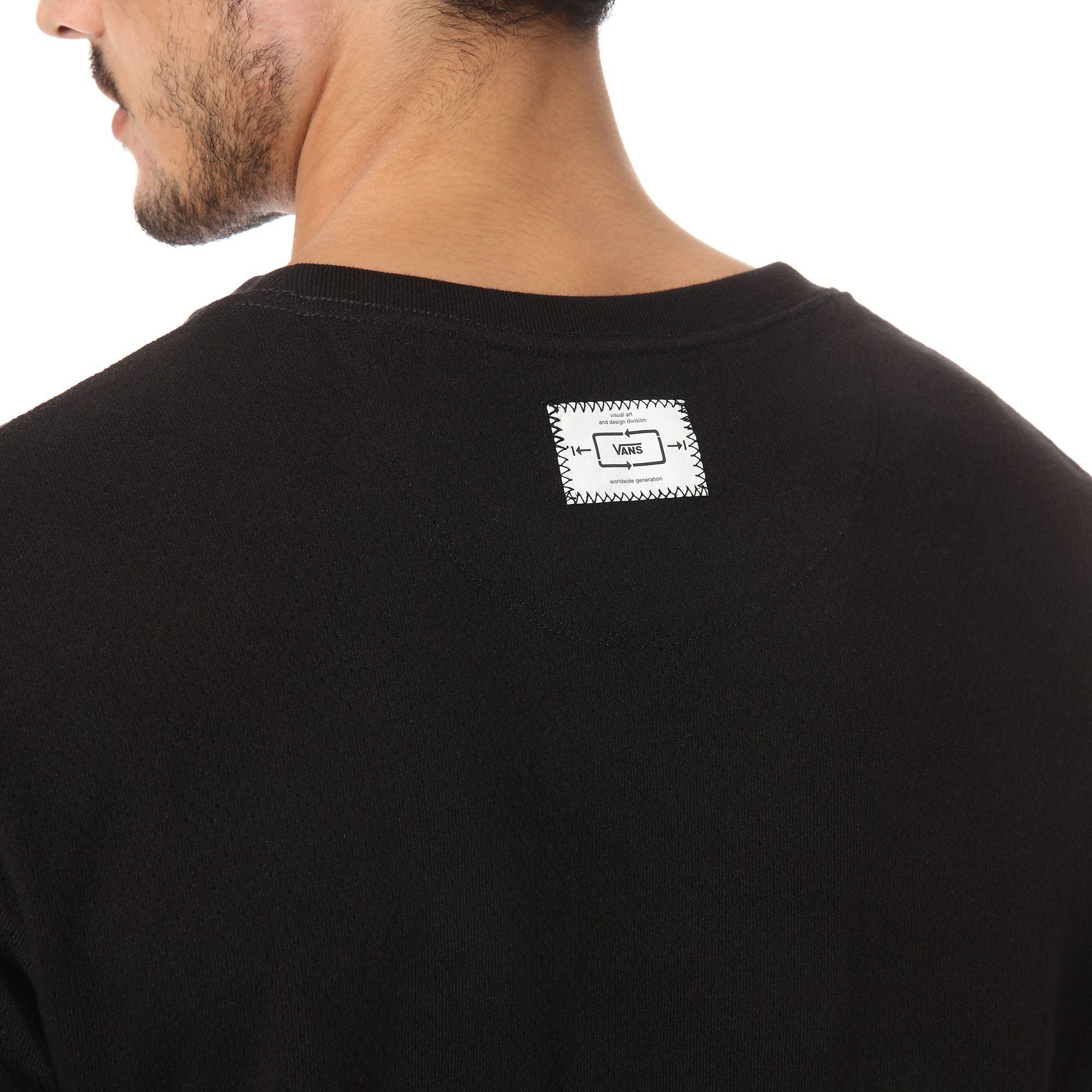 SWEATERS - Vans Vans2K Knit Crew Black Men VN0A49S2BLK