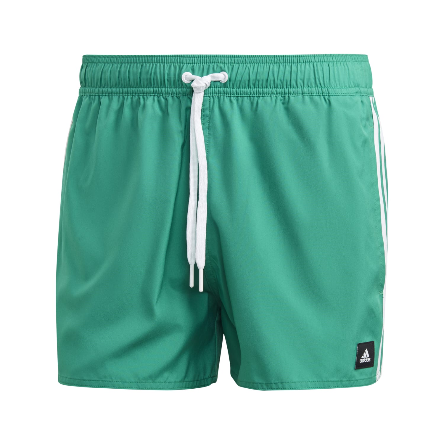Adidas Men 3-Stripes CLX Swim Shorts Green HT4374 –