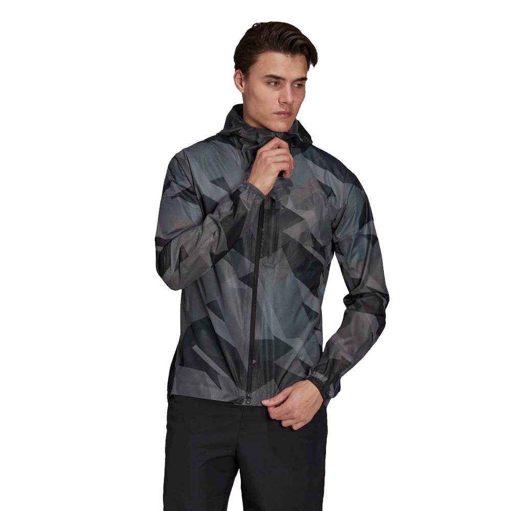 Adidas Men Terrex Agravic Graphic 2.5 Layer Rain Jacket GL1199 - OUTERWEAR - Canada