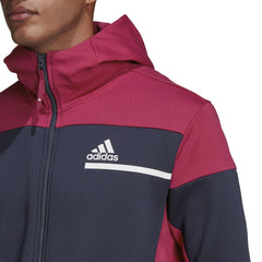 SWEATERS - Adidas Men ZNE AERORDY Full Zip Legend Ink Power Berry FT6131