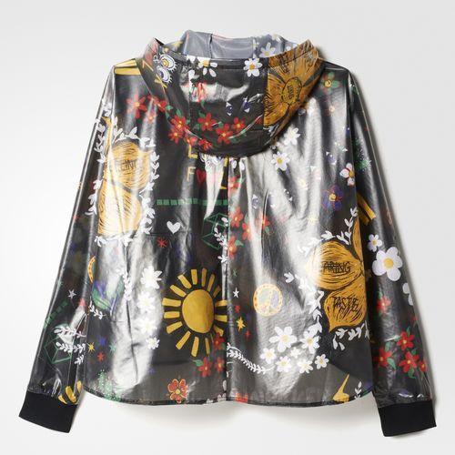 ADIDAS ORIGINALS ARTIST PONCHO RAIN JACKET BLACK WOMEN AO3160 - CLOTHING - Solestop.com - Canada