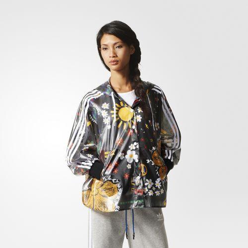 ADIDAS ORIGINALS ARTIST PONCHO RAIN JACKET BLACK WOMEN AO3160 - CLOTHING - Solestop.com - Canada