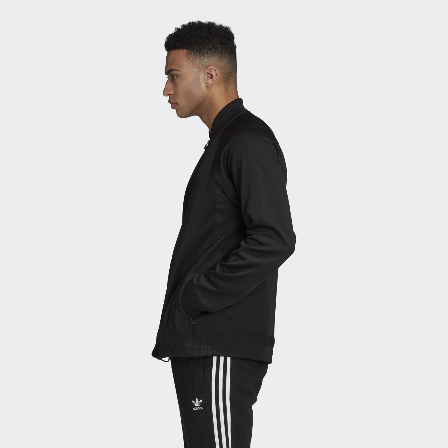 SWEATERS - Adidas Originals Warmup Track Top Black Men GK0662