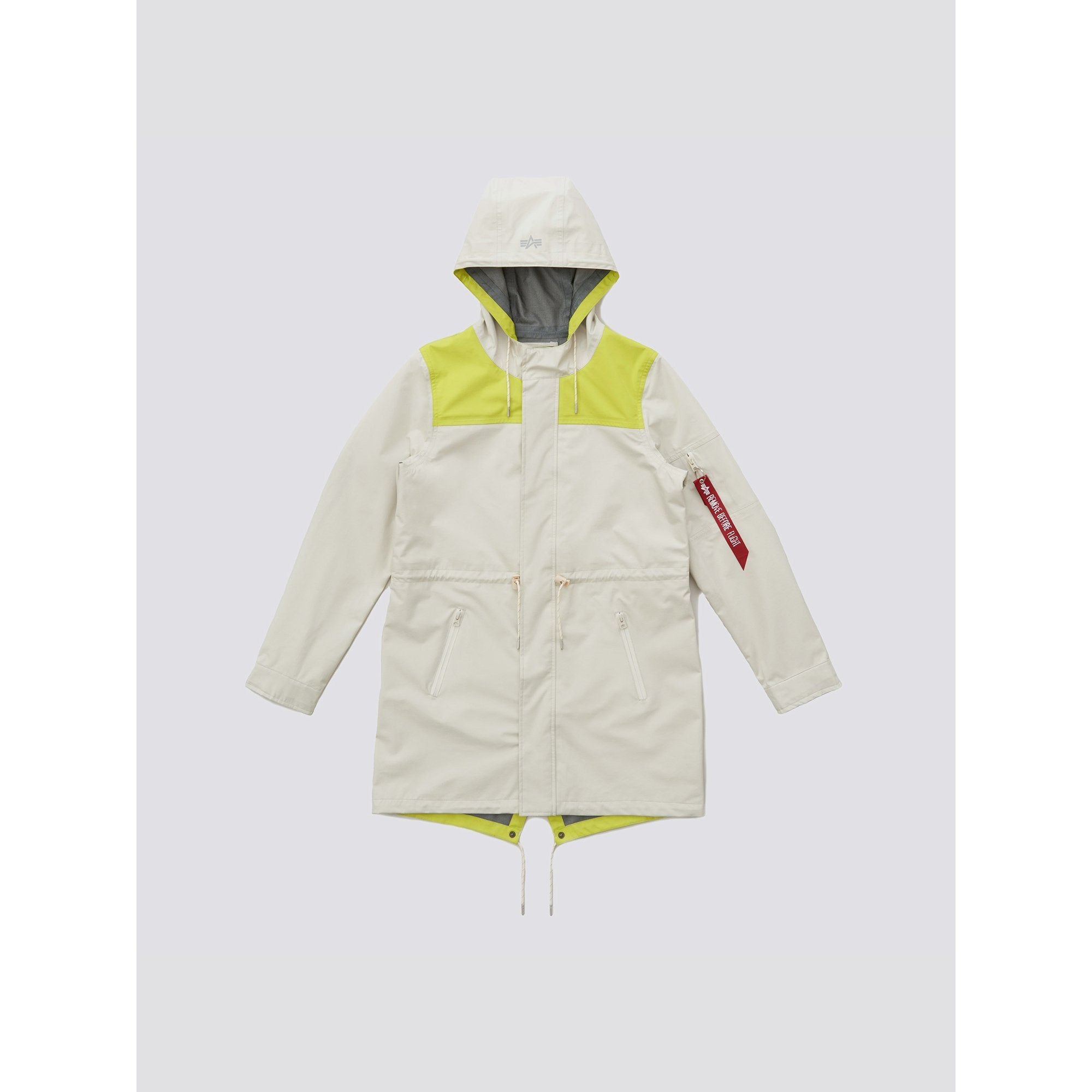 OUTERWEAR - Alpha Industries Deluge Ripstop Fishtail Vintage White Women WJD49000C1-101