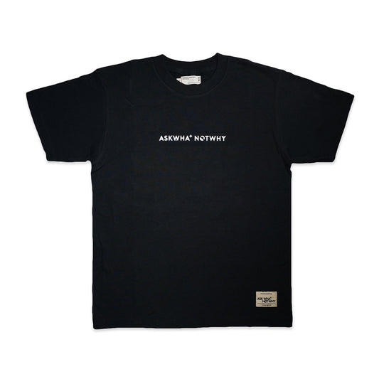 AskWhatNotWhy Launch Edition Logo T-Shirt Black WHLET001 - T-SHIRTS - Canada